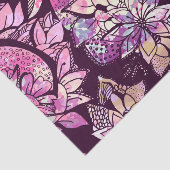 Kunstmatige Abstracte roze Paarse handtekeningen Tissuepapier (Detail)