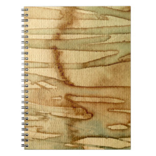 Kunstmatige achtergrond waterverf 2 notitieboek