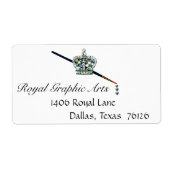 Kunstmatige Adresetiketten Etiket (Voorkant)