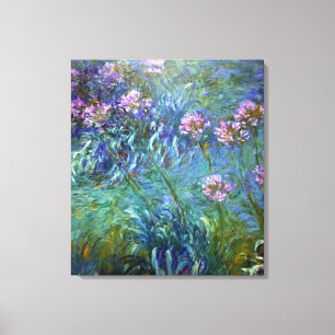 Kunstmatige Agapanthus Fine Art Flowers Canvas Afdruk