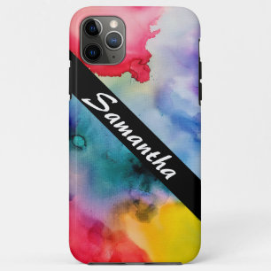 Kunstmatige Creatieve Splashes van de Waterverf iPhone 11 Pro Max Hoesje