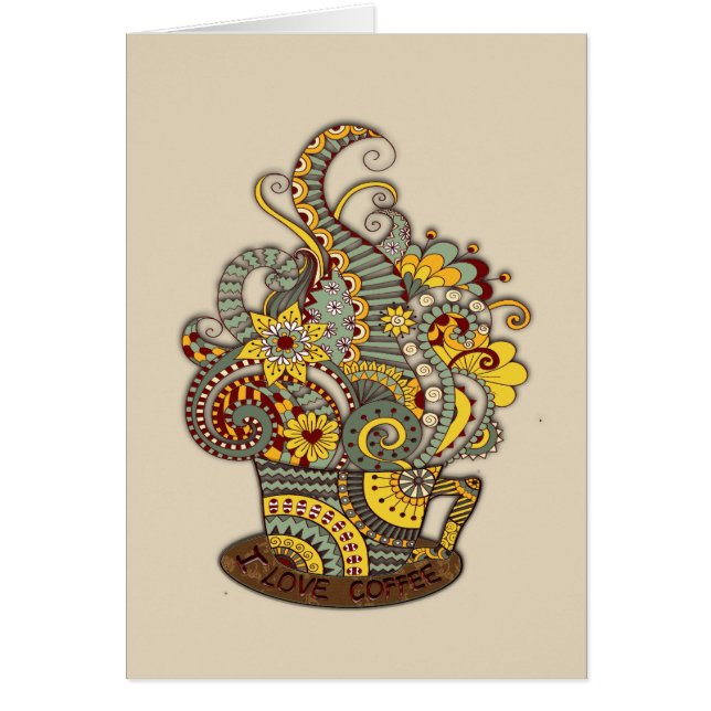 Kunstmatige doodle tekenkunst (Voorkant)