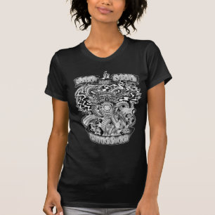 KUNSTMATIGE EN SOUL TATTOO DRAGON SHIRT ZWARTE VRO