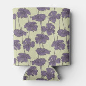 Kunstmatige  florale achtergrond blikjeskoeler (Achterkant)