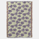 Kunstmatige  florale achtergrond deken (Voorkant Verticaal)