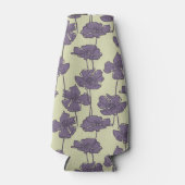 Kunstmatige florale achtergrond flesjeskoeler (Voorkant)