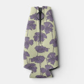 Kunstmatige florale achtergrond flesjeskoeler (Achterkant)