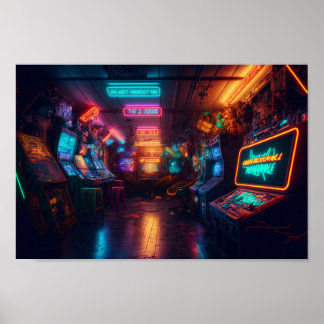 Kunstmatige game room poster