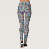 Kunstmatige hydrangeas Hortensia Floral Abstract a Leggings (Achterkant)