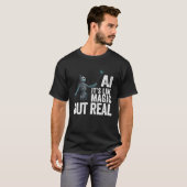 Kunstmatige Inlichtingendienst Robot AI T-shirt (Voorkant volledig)