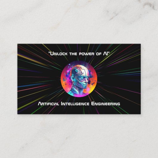 Kunstmatige Intelligence Engineering Visitekaartje (Voorkant)