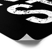 Kunstmatige Intelligence Natural Stupidity Funny Poster (Hoek)