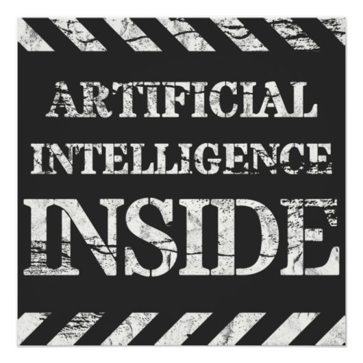 Kunstmatige intelligentie binnen perfect poster (Voorkant)