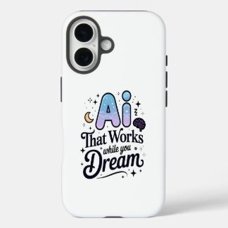 Kunstmatige Intelligentie Dream Work Design iPhone 16 Hoesje