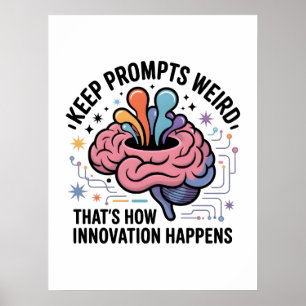 Kunstmatige Intelligentie Innovatie Brain Design Poster
