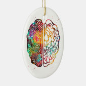 Kunstmatige intelligentie keramisch ornament (Rechts)