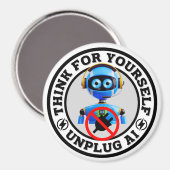 Kunstmatige Intelligentie - Ontkoppel AI Magneet (Voorkant / Achterkant)