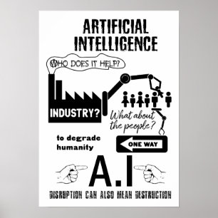 Kunstmatige intelligentie poster