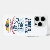 Kunstmatige intelligentie Sidekick Funny Design Case-Mate iPhone Case (Achterkant (horizontaal))