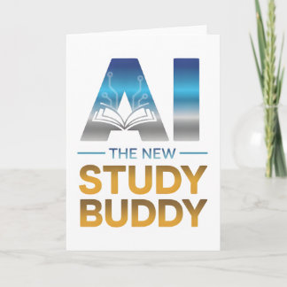 Kunstmatige Intelligentie Studeer Buddy Ontwerp Kaart