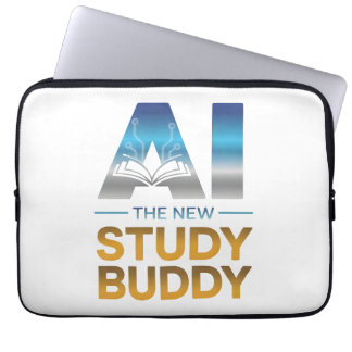Kunstmatige Intelligentie Studeer Buddy Ontwerp Laptop Sleeve