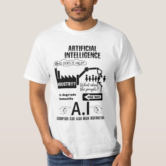 Kunstmatige intelligentie t-shirt (Voorkant)