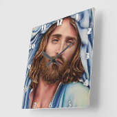 Kunstmatige intelligentie vierkante klok (Hoek)