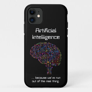 Kunstmatige intelligentie vs Real Thing iPhone 11 Hoesje