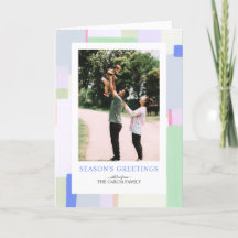 Kunstmatige kerstfeestdag fotokaart