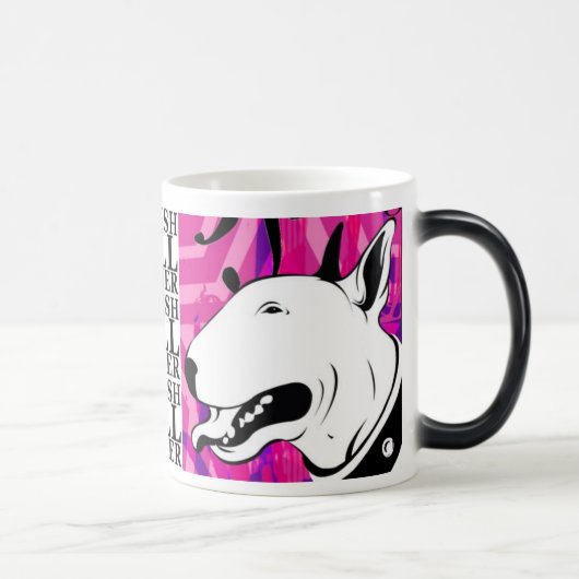 Kunstmatige koerierdrager Hondenras Design Magische Mok (Rechts)