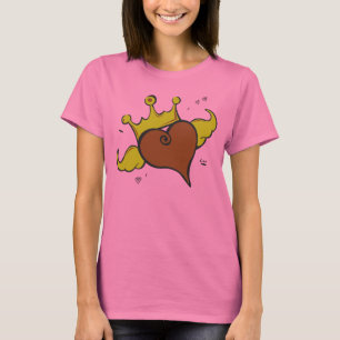 Kunstmatige kronkeling en scharnierende hartisolat t-shirt