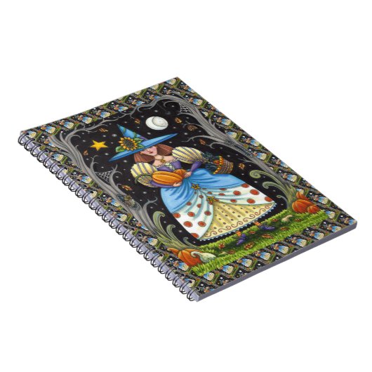 KUNSTMATIGE KUNST IN SPOOKY-BOSSEN, ZWARTE KAT EN  NOTITIEBOEK (Rechterzijde)