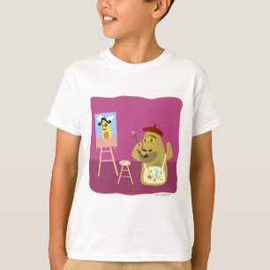 Kunstmatige monster Fun Character Cartoon Design T-shirt