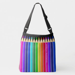 Kunstmatige Multicolor Potcil Crayons (facultatief Crossbody Tas