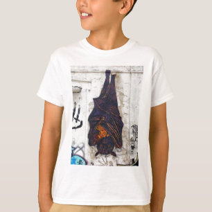 Kunstmatige muurvliegende vos (fruitvleermuis) fan t-shirt
