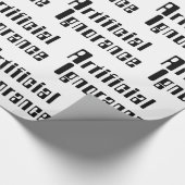 Kunstmatige onwetendheid cadeaupapier (Hoek)