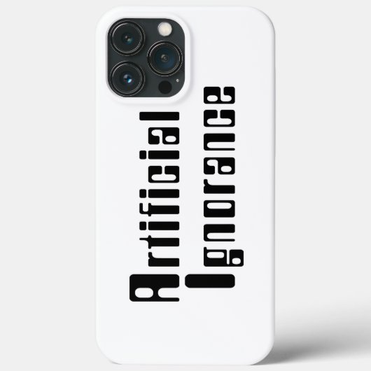 Kunstmatige onwetendheid Case-Mate iPhone case (Achterkant)