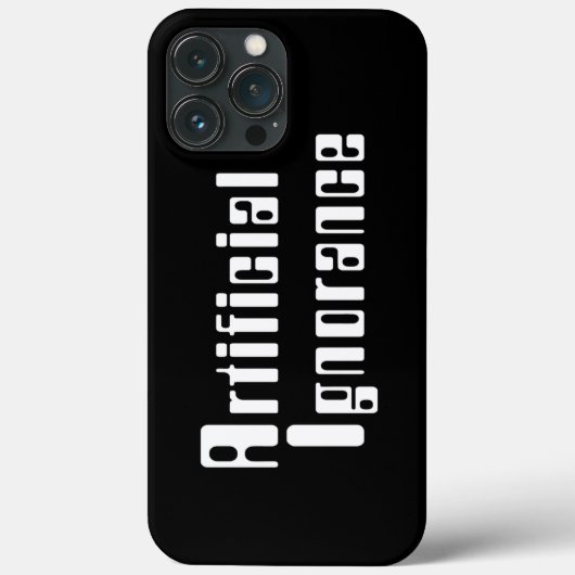 Kunstmatige onwetendheid Hoesje-Mate iPhone Case (Achterkant)