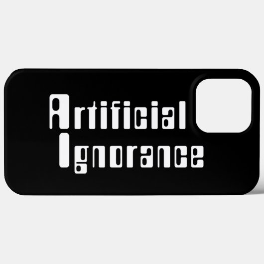 Kunstmatige onwetendheid Hoesje-Mate iPhone Case (Achterkant (horizontaal))