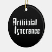 Kunstmatige onwetendheid keramisch ornament (Links)