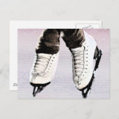 Kunstmatige Schaatsen Briefkaart (Voorkant / Achterkant)