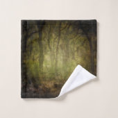 Kunstmatige textuur achtergrond van Oerwoud Bad Handdoek (Wasdoekje)