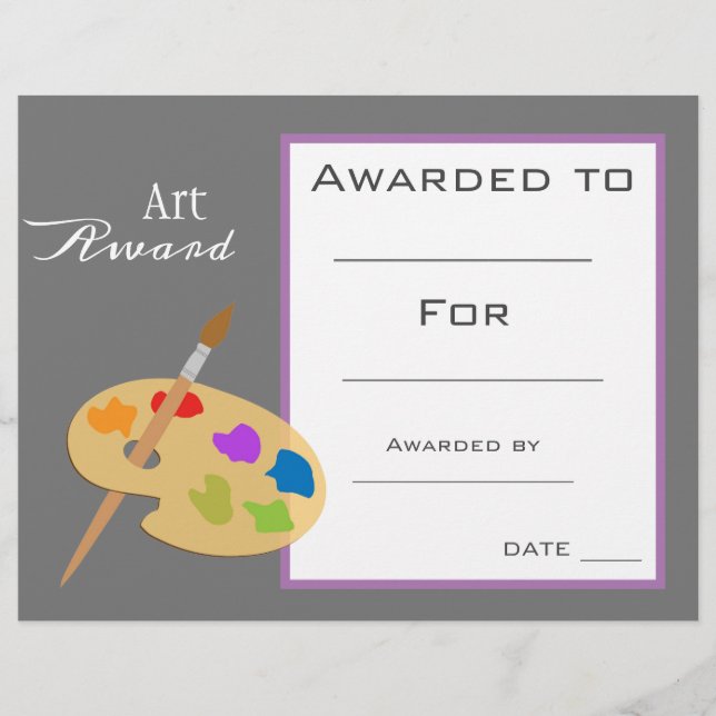 Kunstmatige verf en schildpenseel van klasse (Voorkant)