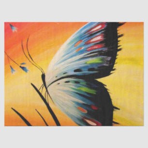 Kunstmatige Waterverf Butterfly-decoupage Tissuepapier