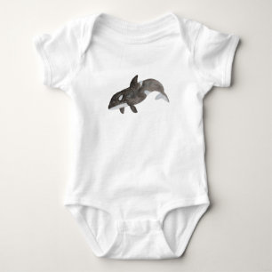 Kunstmatige Waterverf Friend Orcas Killer Whale Romper