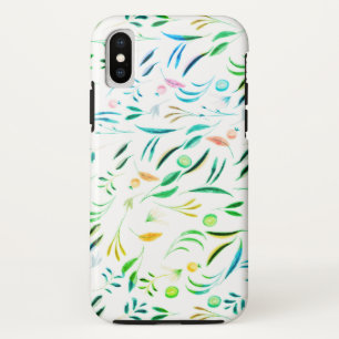 Kunstmatige Waterverf Kunstontwerp Hoesje-Mate iPh iPhone X Hoesje
