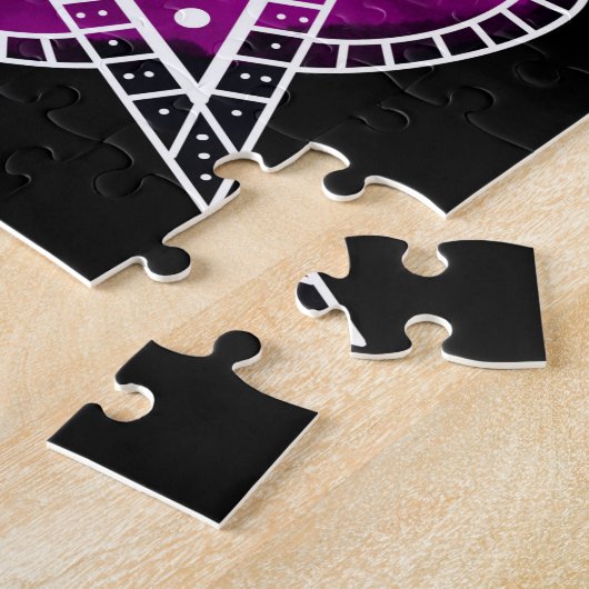 kunstmedaille in Prism Fantasy Legpuzzel (Zijkant)