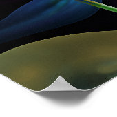 Kunstmeel poster met een spirale achtergrond (Hoek)