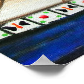 KUNSTMEXICAANSE DEUR SCHUIVEN POSTER (Hoek)