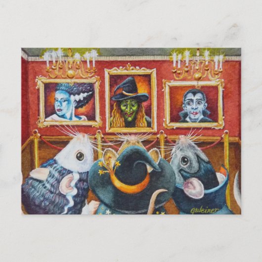 Kunstmuseum Waterverf kunst Briefkaart (Voorkant)